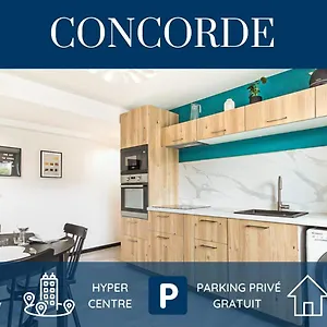 Appartement Homey Concorde - New / Free Parking / En Face Du Parc D'annemasse / A 1 Min Du Tram / Grand / Proche Geneve, Annemasse